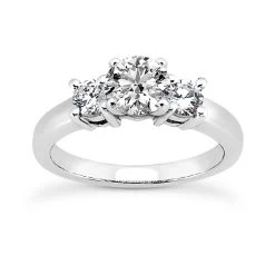 14K White Gold Designer Diamond Engagement Ring Set 1.30ct -Fashion Accessories Shop 14k gold designer diamond engagement ring set 130ct p 26884 back white 20220426