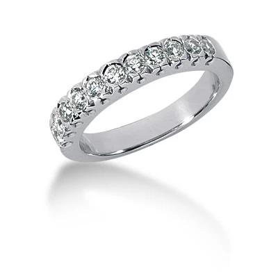 14K White Gold Designer Diamond Engagement Ring Set 1.62ct 5 14K White Gold Designer Diamond Engagement Ring Set 1.62ct - Image 3