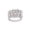 14K White Gold Designer Diamond Engagement Ring Set 3.95ct -Fashion Accessories Shop 14k gold designer diamond engagement ring set 395ct p 26764 white 20220426