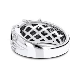 14K White Gold Designer 1.37ct Diamond Ring -Fashion Accessories Shop 14k gold designer diamond rings collection item 137ct p 6100 backwh