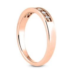 14K White Gold Designer Diamond Wedding Band 0.18ct -Fashion Accessories Shop 14k gold designer diamond wedding band 018ct p 35054 back rose 20220426