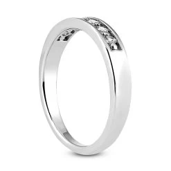 14K White Gold Designer Diamond Wedding Band 0.18ct -Fashion Accessories Shop 14k gold designer diamond wedding band 018ct p 35054 back white 20220420 20220426