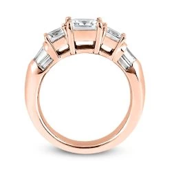 Thin 14K White Gold Diamond 3 Stone Engagement Ring 1.16ct -Fashion Accessories Shop 14k gold diamond 3 stone engagement ring 116ct p 25523 additional rose