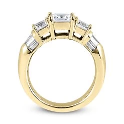 Thin 14K White Gold Diamond 3 Stone Engagement Ring 1.16ct -Fashion Accessories Shop 14k gold diamond 3 stone engagement ring 116ct p 25523 additional yellow