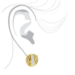 14K Yellow Gold Diamond Circle Earrings 1.27ct -Fashion Accessories Shop 14k gold diamond circle earrings 127ct p 22297 body yellow