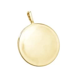 14K Yellow Gold Diamond Circle Medallion Pendant For Women 0.5ct By Luxurman -Fashion Accessories Shop 14k gold diamond circle medallion pendant for women 05ct by luxurman backye