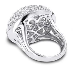 14K White Gold Diamond Cocktail Ring 4.53ct -Fashion Accessories Shop 14k gold diamond cocktail ring 453ct p 40378 backwh