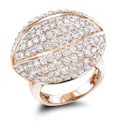 14K White Gold Diamond Cocktail Ring 4.53ct -Fashion Accessories Shop 14k gold diamond cocktail ring 453ct p 40378 ro