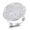 14K White Gold Diamond Cocktail Ring 4.53ct -Fashion Accessories Shop 14k gold diamond cocktail ring 453ct p 40378 wh