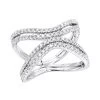 14K White Gold Diamond Cocktail Ring For Women 0.8ct By Luxurman Fashion 1 14K White Gold Diamond Cocktail Ring For Women 0.8ct By Luxurman Fashion -Fashion Accessories Shop 14k gold diamond cocktail ring for women 08ct by luxurman fashion wh
