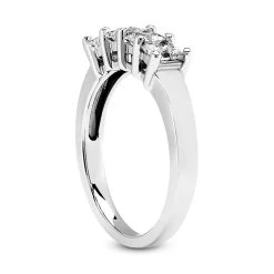 14K White Gold 4 Stone Diamond Designer Engagement Ring Band 0.40ct -Fashion Accessories Shop 14k gold diamond designer engagement ring band 040ct p 28800 back white