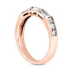 Thin 14K White Gold Diamond Designer Engagement Ring Band 0.76ct -Fashion Accessories Shop 14k gold diamond designer engagement ring band 076ct p 25117 back rose 20220426