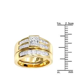 14K Yellow Gold Diamond Handmade Designer Engagement Ring Set 1.05ct 13 14K Yellow Gold Diamond Handmade Designer Engagement Ring Set 1.05ct -Fashion Accessories Shop 14k gold diamond designer engagement ring set 105ct p 28560 rulerye