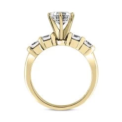 5 Stone 14K White Gold Diamond Engagement Ring Mounting 0.20ct -Fashion Accessories Shop 14k gold diamond engagement ring mounting 020ct p 26919 additional yellow