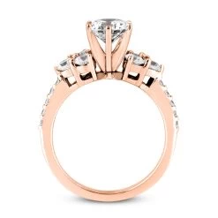 14K White Gold Handcrafted Diamond Engagement Ring Mounting 0.25ct -Fashion Accessories Shop 14k gold diamond engagement ring mounting 025ct p 26902 additional rose