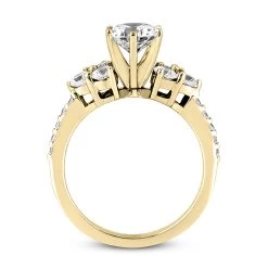 14K White Gold Handcrafted Diamond Engagement Ring Mounting 0.25ct -Fashion Accessories Shop 14k gold diamond engagement ring mounting 025ct p 26902 additional yellow
