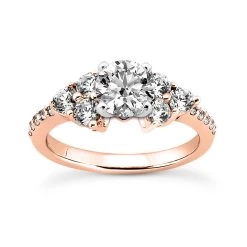 14K White Gold Handcrafted Diamond Engagement Ring Mounting 0.25ct -Fashion Accessories Shop 14k gold diamond engagement ring mounting 025ct p 26902 rose 20220426