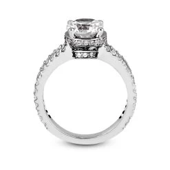 Handmade 14K White Gold Diamond Engagement Ring Mounting 0.53ct 19 Handmade 14K White Gold Diamond Engagement Ring Mounting 0.53ct -Fashion Accessories Shop 14k gold diamond engagement ring mounting 053ct p 23631 additional white