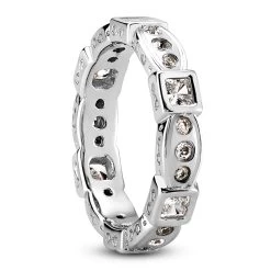 14K White Gold Diamond Eternity Band 0.81ct -Fashion Accessories Shop 14k gold diamond eternity band 081ct p 24947 back white 20220426