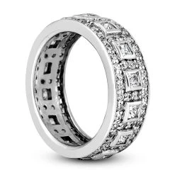 14K White Gold Diamond Eternity Band 1.82ct -Fashion Accessories Shop 14k gold diamond eternity band 182ct p 24950 back white 20220426