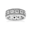 14K White Gold Diamond Eternity Band 1.82ct 2 14K White Gold Diamond Eternity Band 1.82ct -Fashion Accessories Shop 14k gold diamond eternity band 182ct p 24950 white 20220426