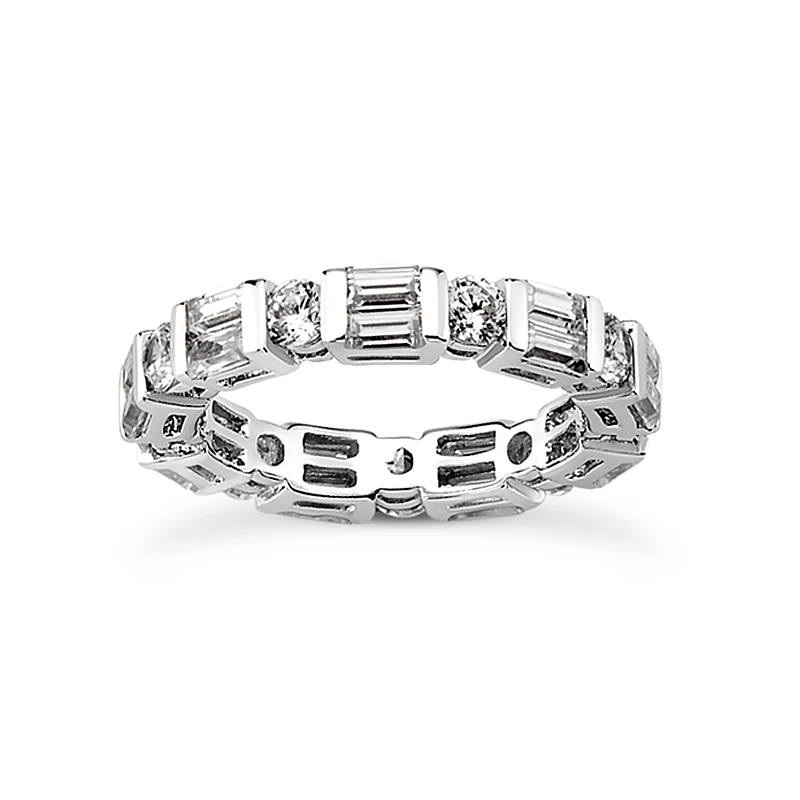 14K White Gold Diamond Eternity Band 2.32ct 3 14K White Gold Diamond Eternity Band 2.32ct