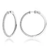 14K White Gold Diamond Hoop Earrings 1.2ct 2 14K White Gold Diamond Hoop Earrings 1.2ct -Fashion Accessories Shop 14k gold diamond hoop earrings 126ct p 40994 wh