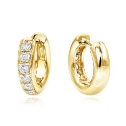 14K White Gold Diamond Huggie Earrings Hoops 1/2ct 9 14K White Gold Diamond Huggie Earrings Hoops 1/2ct -Fashion Accessories Shop 14k gold diamond huggie earrings hoops 047ct p 6036 ye