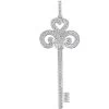 14K White Gold Diamond Key Pendant 1.09ct -Fashion Accessories Shop 14k gold diamond key pendant 109ct p 35170 white 20220426