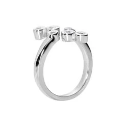 14K White Gold Diamond Right Hand Women's Ring 0.4ct -Fashion Accessories Shop 14k gold diamond right hand womens ring 030ct p 29760 back white