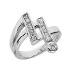 14K White Gold Diamond Right Hand Women's Ring 0.36ct 21.1mm 2 14K White Gold Diamond Right Hand Women's Ring 0.36ct 21.1mm -Fashion Accessories Shop 14k gold diamond right hand womens ring 036ct p 29805 white