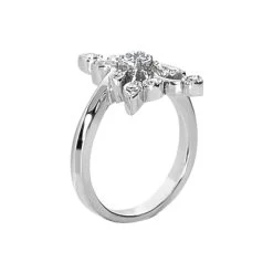 14K White Gold Diamond Right Hand Women's Ring 0.40ct -Fashion Accessories Shop 14k gold diamond right hand womens ring 040ct p 29772 back white