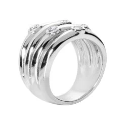 14K White Gold Diamond Right Hand Women's Ring 0.50ct 8 14K White Gold Diamond Right Hand Women's Ring 0.50ct -Fashion Accessories Shop 14k gold diamond right hand womens ring 050ct p 29781 back white