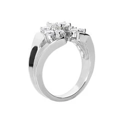 14K White Gold Diamond Right Hand Women's Ring 0.67ct 8 14K White Gold Diamond Right Hand Women's Ring 0.67ct -Fashion Accessories Shop 14k gold diamond right hand womens ring 067ct p 29756 back white