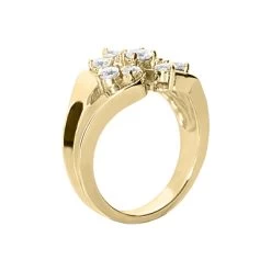 14K White Gold Diamond Right Hand Women's Ring 0.67ct 9 14K White Gold Diamond Right Hand Women's Ring 0.67ct -Fashion Accessories Shop 14k gold diamond right hand womens ring 067ct p 29756 back yellow