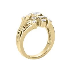 14K White Gold Diamond Right Hand Women's Ring 0.70ct -Fashion Accessories Shop 14k gold diamond right hand womens ring 070ct p 29726 back yellow