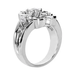 14K White Gold Diamond Right Hand Women's Ring 0.73ct 8 14K White Gold Diamond Right Hand Women's Ring 0.73ct -Fashion Accessories Shop 14k gold diamond right hand womens ring 073ct p 29783 back white