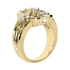 14K White Gold Diamond Right Hand Women's Ring 0.73ct 9 14K White Gold Diamond Right Hand Women's Ring 0.73ct -Fashion Accessories Shop 14k gold diamond right hand womens ring 073ct p 29783 back yellow