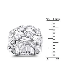 14K White Gold Diamond Right Hand Women's Ring 1.14ct -Fashion Accessories Shop 14k gold diamond right hand womens ring 114ct p 29814 rulerwh