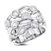 14K White Gold Diamond Right Hand Women's Ring 1.14ct -Fashion Accessories Shop 14k gold diamond right hand womens ring 114ct p 29814 wh
