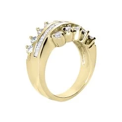 14K White Gold Diamond Right Hand Women's Ring 2ct -Fashion Accessories Shop 14k gold diamond right hand womens ring 2ct p 29794 back yellow