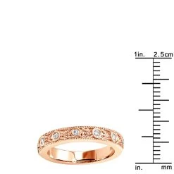 Thin 14K White Gold Diamond Unique Engagement Band 0.14ct 1/8in (3mm) -Fashion Accessories Shop 14k gold diamond unique engagement band 014ct p 24247 rulerro