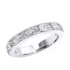 Thin 14K White Gold Diamond Unique Engagement Band 0.14ct 1/8in (3mm) -Fashion Accessories Shop 14k gold diamond unique engagement band 014ct p 24247 wh