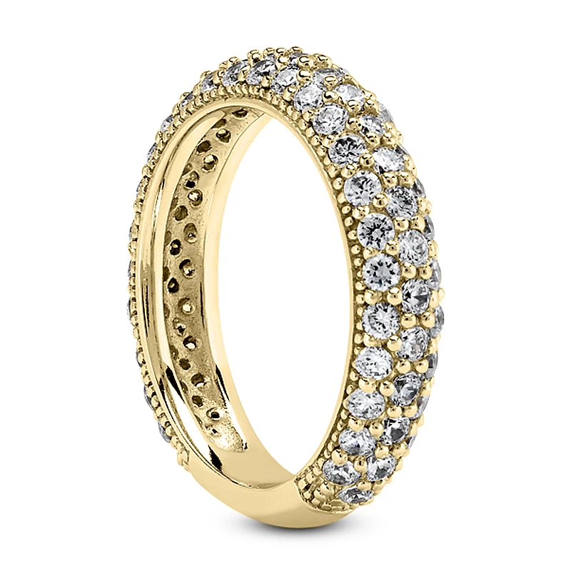 Thin 14K White Gold Diamond Unique Engagement Band 0.97ct 7 Thin 14K White Gold Diamond Unique Engagement Band 0.97ct - Image 5