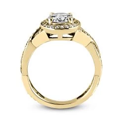 14K White Gold Diamond Unique Engagement Ring 0.86ct 5/16 In (8mm) -Fashion Accessories Shop 14k gold diamond unique engagement ring 086ct p 22443 additional yellow