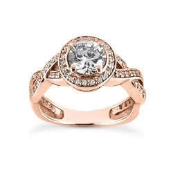 14K White Gold Diamond Unique Engagement Ring 0.86ct 5/16 In (8mm) -Fashion Accessories Shop 14k gold diamond unique engagement ring 086ct p 22443 rose 20220426