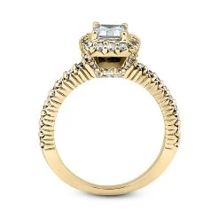 14K White Gold Diamond Unique Engagement Ring 1.13ct 2.4mm -Fashion Accessories Shop 14k gold diamond unique engagement ring 113ct p 24239 additional yellow