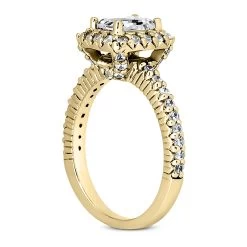 14K White Gold Diamond Unique Engagement Ring 1.13ct 2.4mm -Fashion Accessories Shop 14k gold diamond unique engagement ring 113ct p 24239 back yellow 20220426