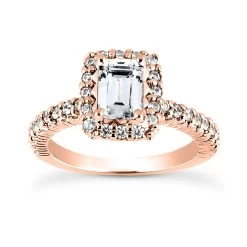 14K White Gold Diamond Unique Engagement Ring 1.13ct 2.4mm -Fashion Accessories Shop 14k gold diamond unique engagement ring 113ct p 24239 rose 20220426