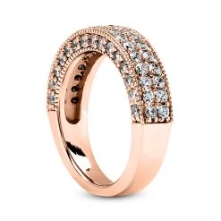 14K White Gold Diamond Unique Engagement Ring Set 2.57ct -Fashion Accessories Shop 14k gold diamond unique engagement ring set 257ct p 24206 additional rose 3